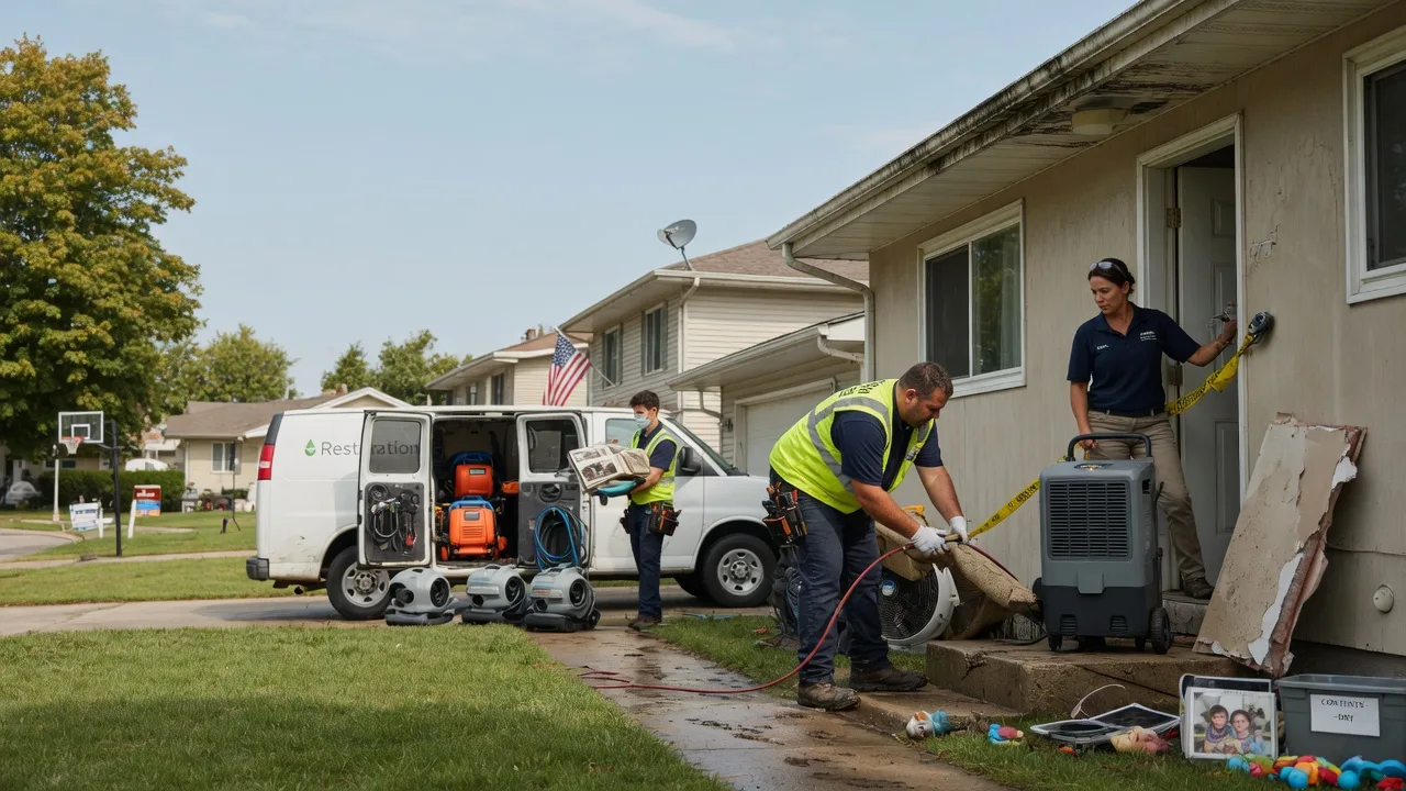 Water Damage Restoration in Two Rivers, WI near me